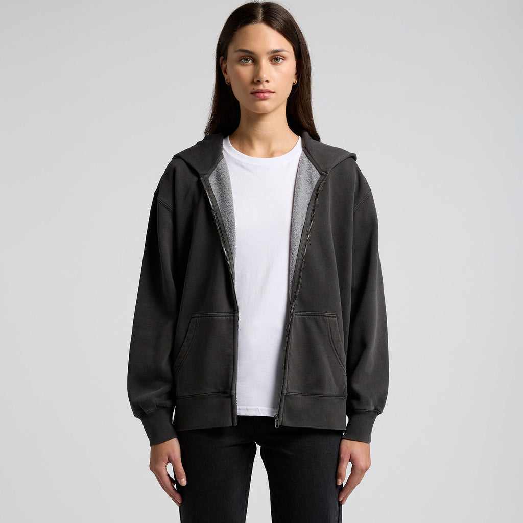 4170 WOS RELAX FADED ZIP HOOD