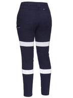 Bisley Women's Taped Mid Rise Stretch Cotton Pants - BPL6015T