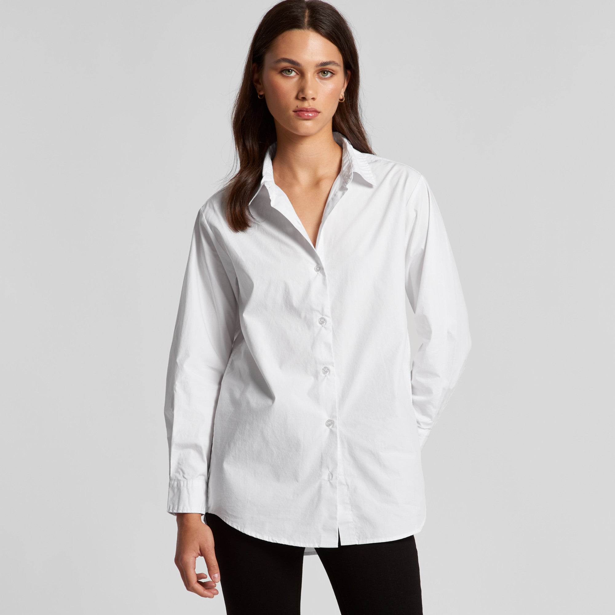 LADIES POPLIN SHIRT - 4406