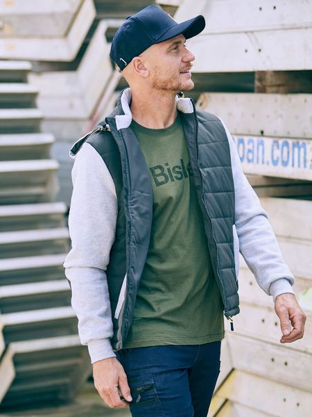 Bisley Flex & Move™ Contrast Puffer Fleece Hooded Jacket - BJ6944