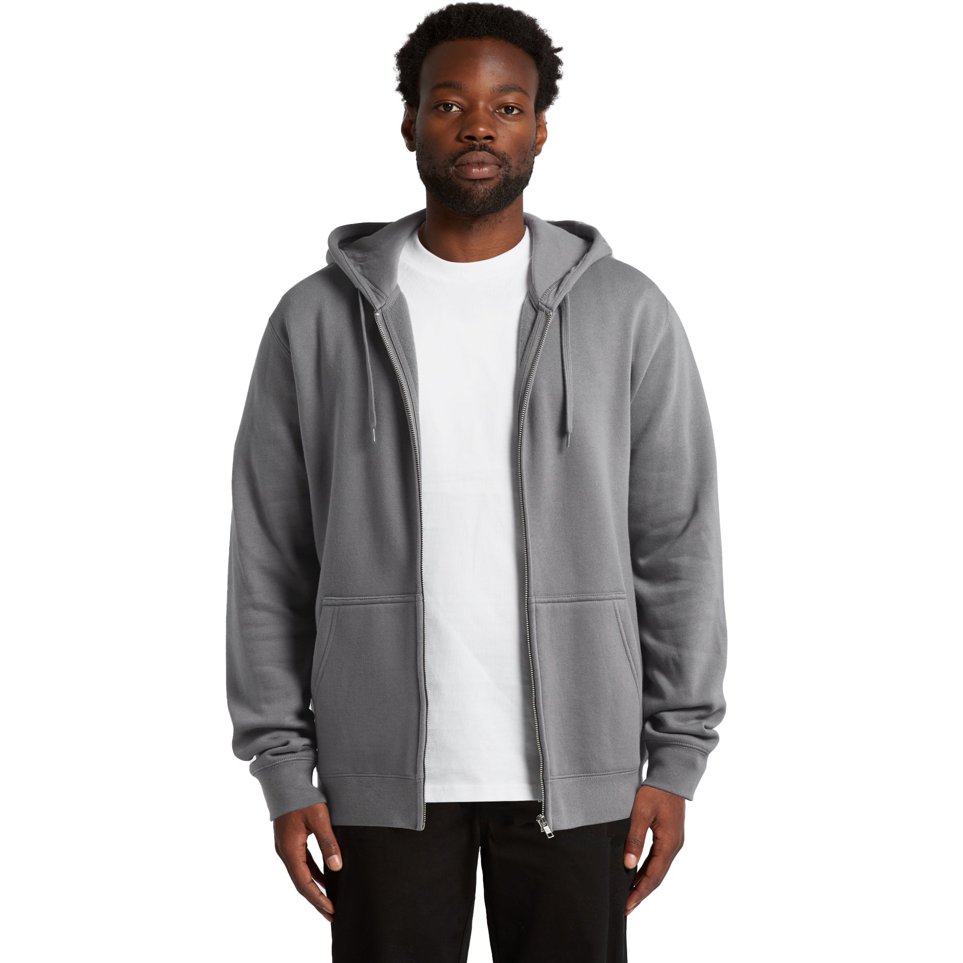 5104 STENCIL ZIP HOOD