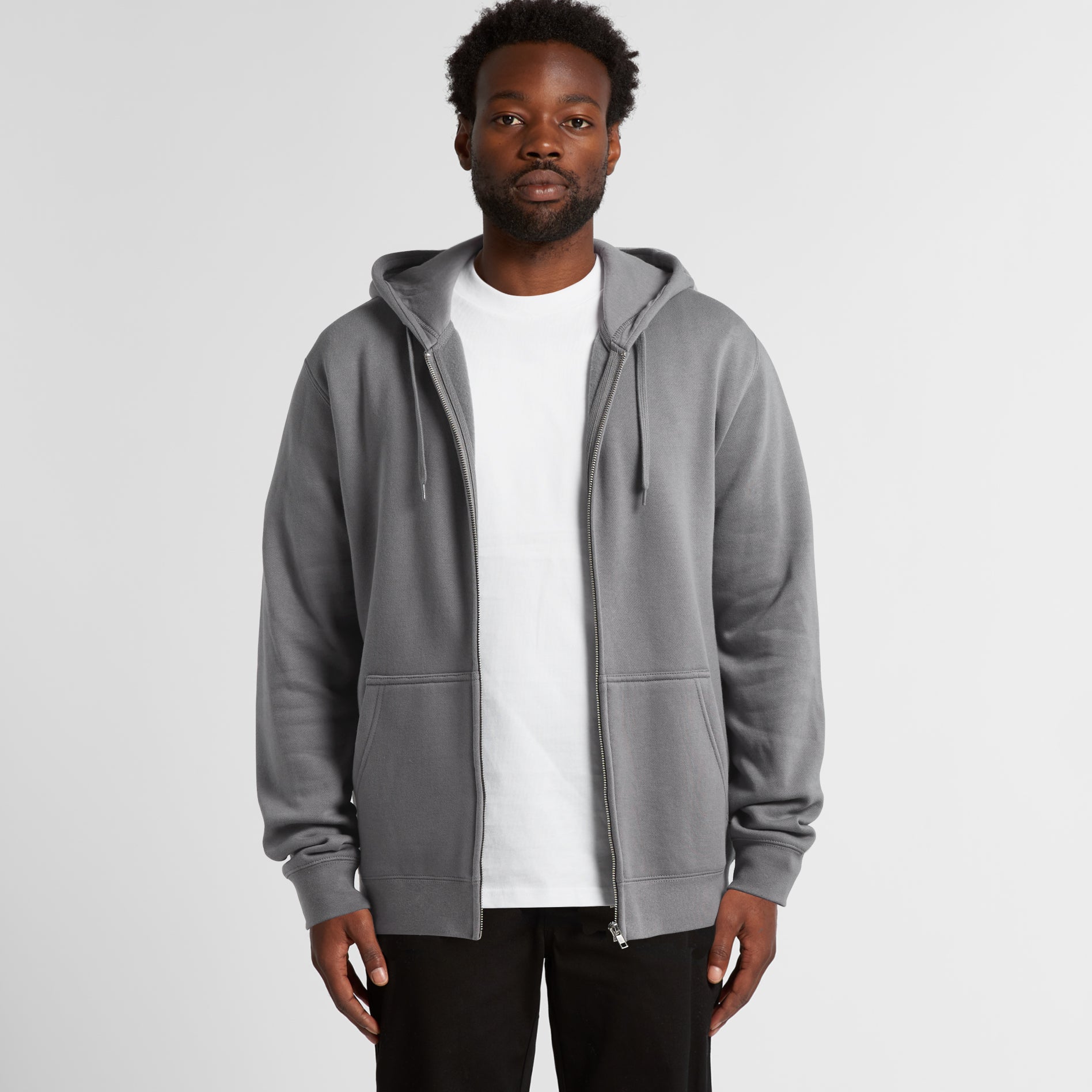 5104 STENCIL ZIP HOOD