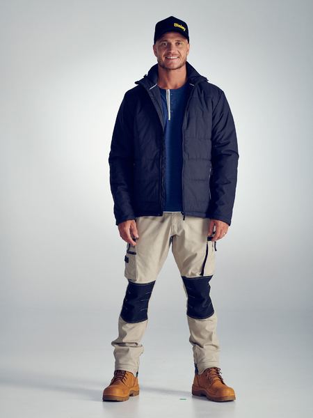 Bisley Puffer Jacket with Adjustable Hood - BJ6928