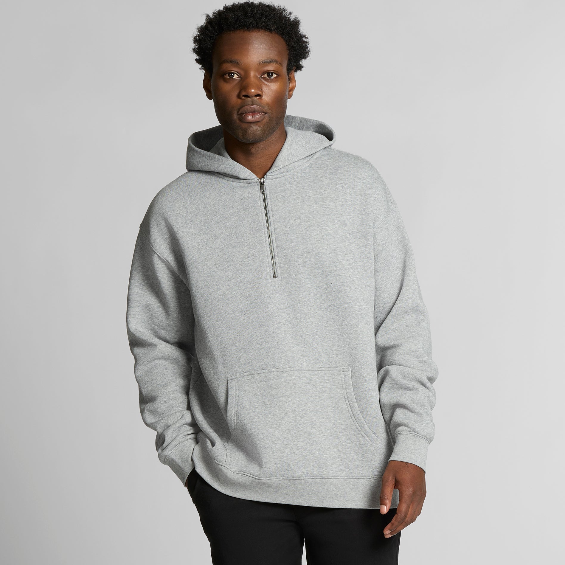 5164 RELAX HALF ZIP HOOD
