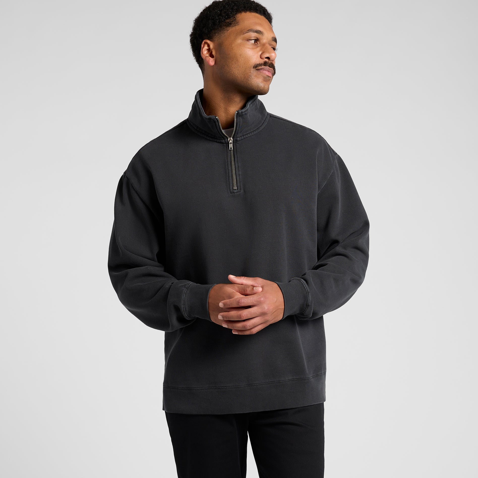 5167 RELAX FADED HALF ZIP