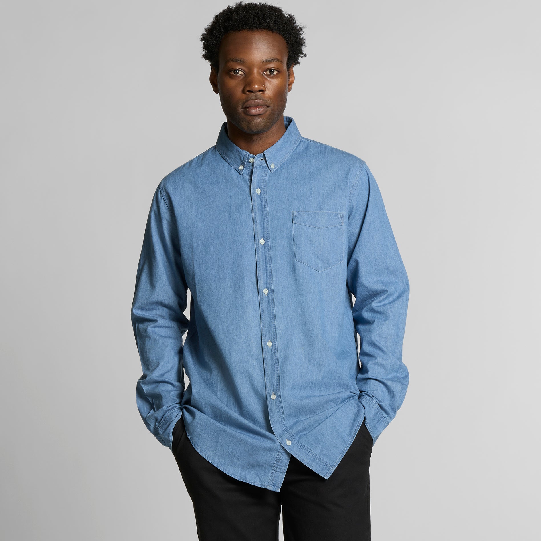 5409 BLUE DENIM SHIRT