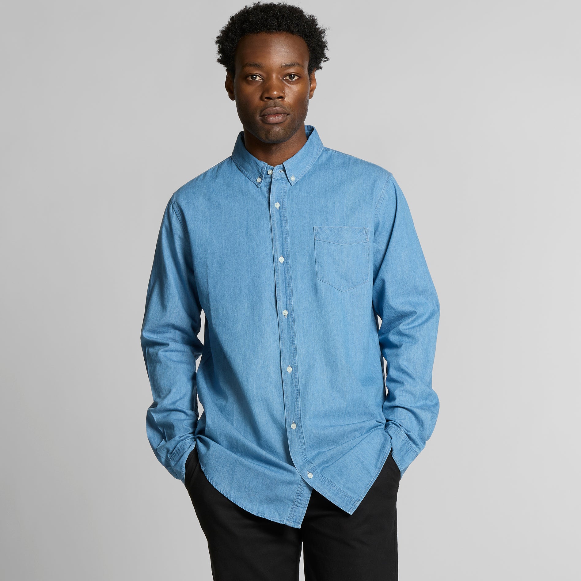 5409 BLUE DENIM SHIRT