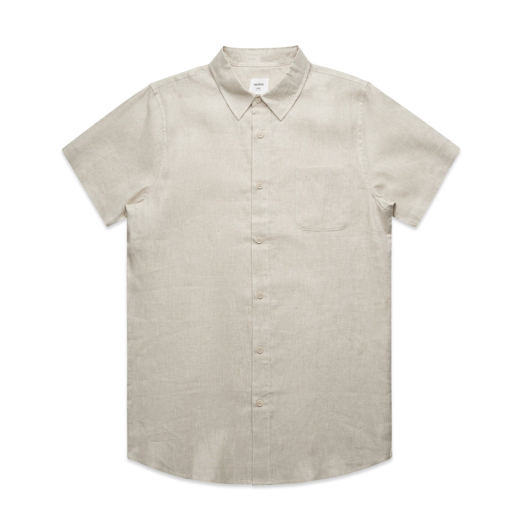 MENS LINEN S/S SHIRT - 5420