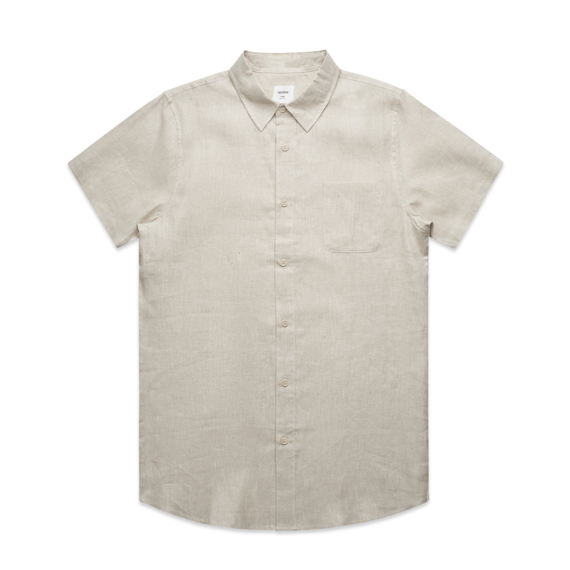 MENS LINEN S/S SHIRT - 5420