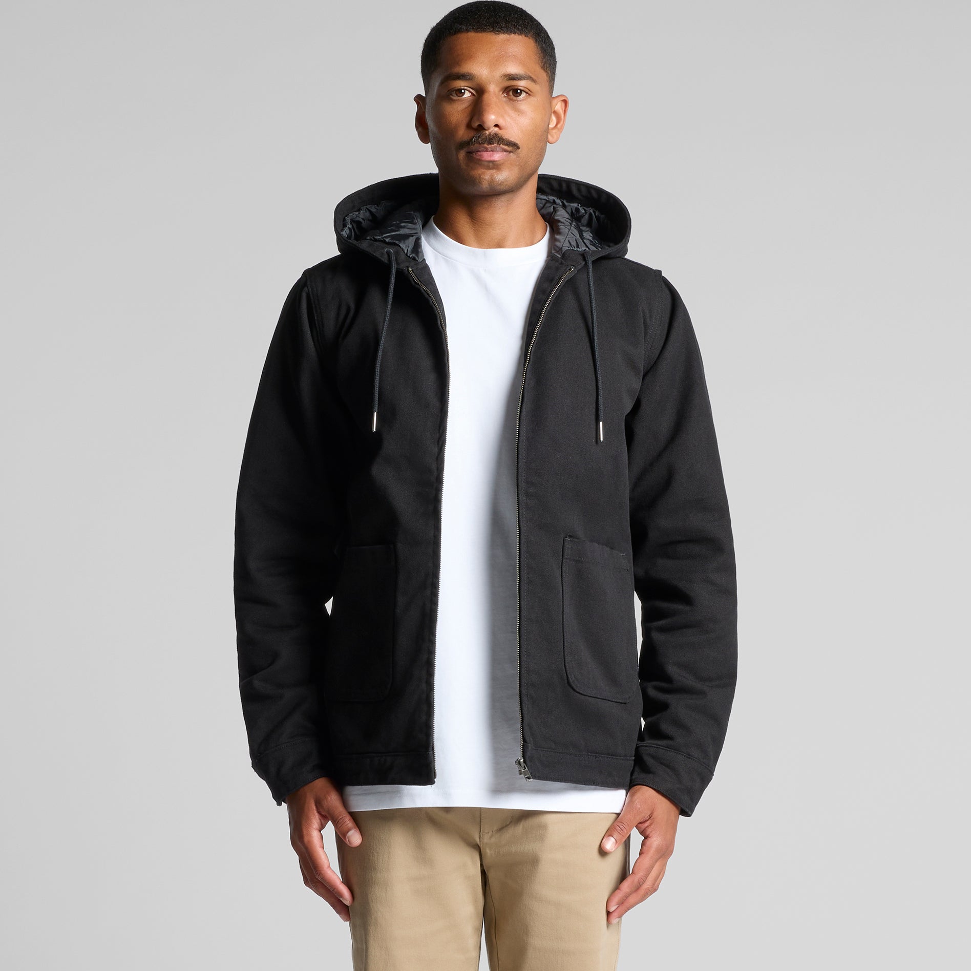 5529 CANVAS HOODED JACKET