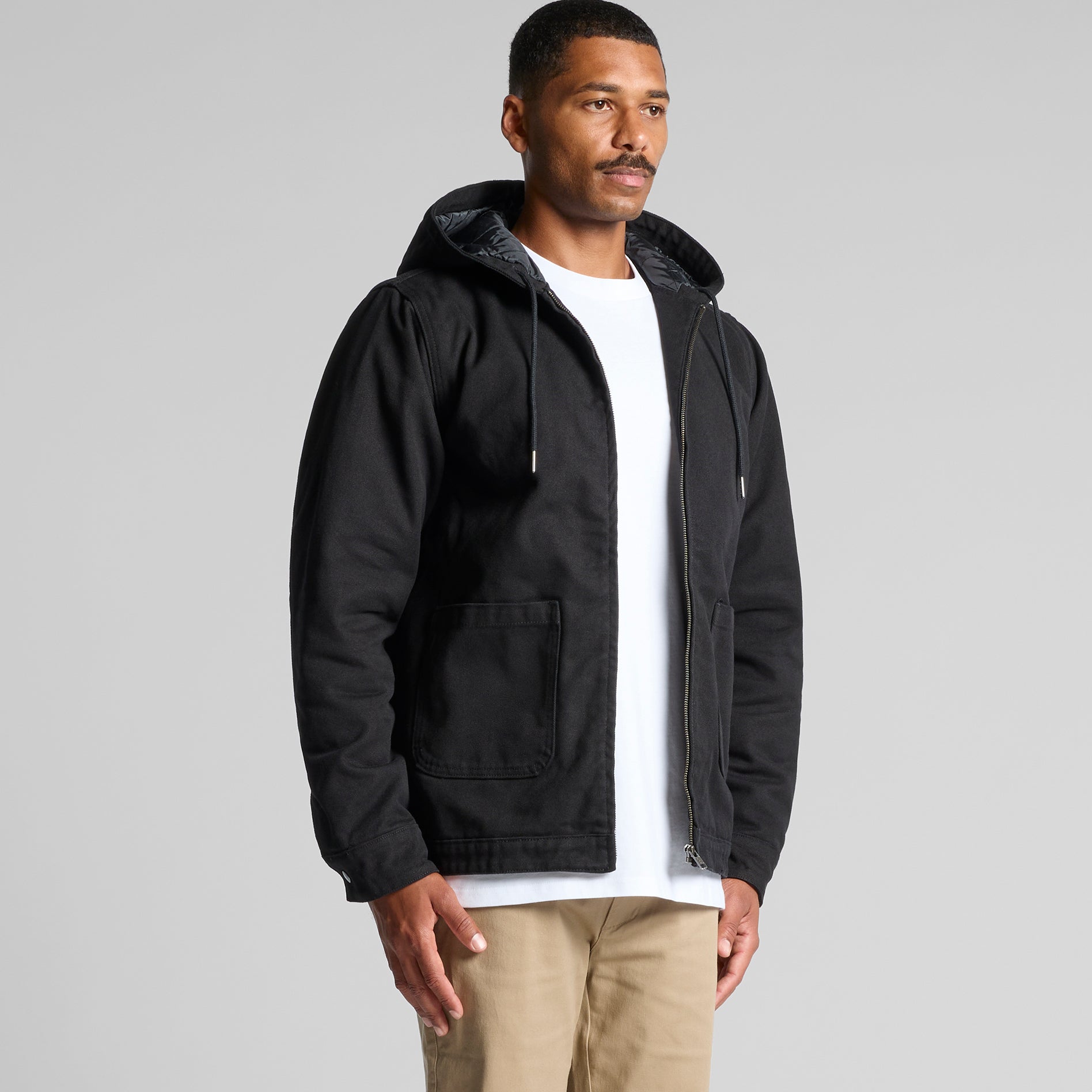 5529 CANVAS HOODED JACKET