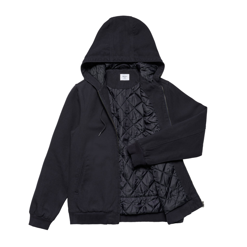 5532 CANVAS BOMBER HOOD JACKET