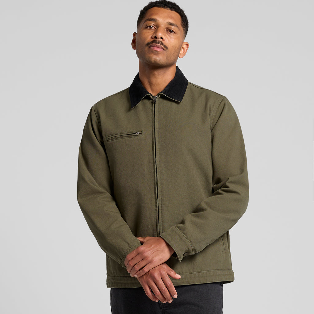 5533 CANVAS CORD COLLAR JACKET