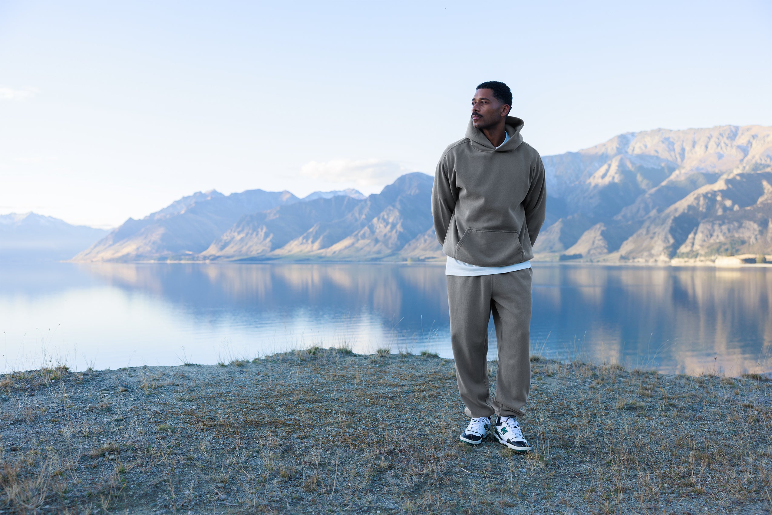 5938 RELAX FADED TRACK PANTS