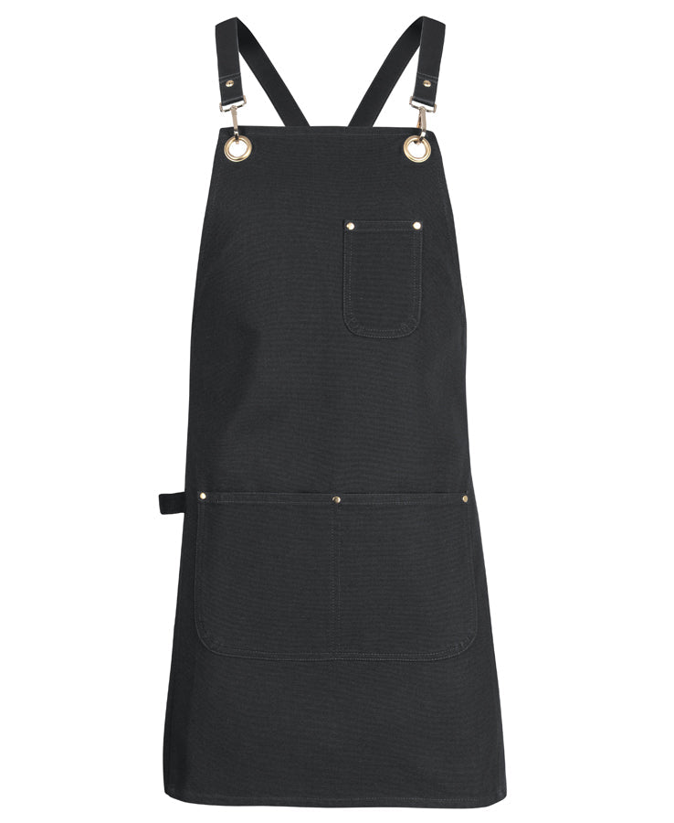 JB's 65x75 Brass Eyelet Canvas Apron with PU Strap 5ACBP