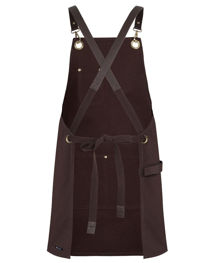 JB's 65x75 Brass Eyelet Canvas Apron with PU Strap 5ACBP