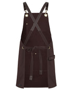JB's 65x75 Brass Eyelet Canvas Apron with PU Strap 5ACBP