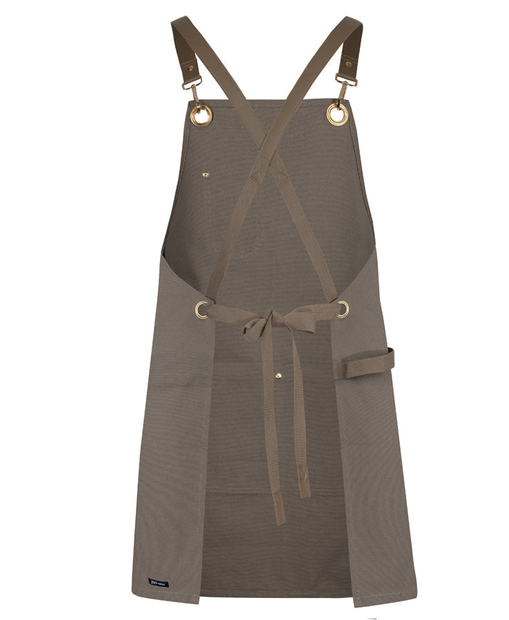 JB's 65x75 Brass Eyelet Canvas Apron with PU Strap 5ACBP