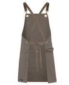 JB's 65x75 Brass Eyelet Canvas Apron with PU Strap 5ACBP