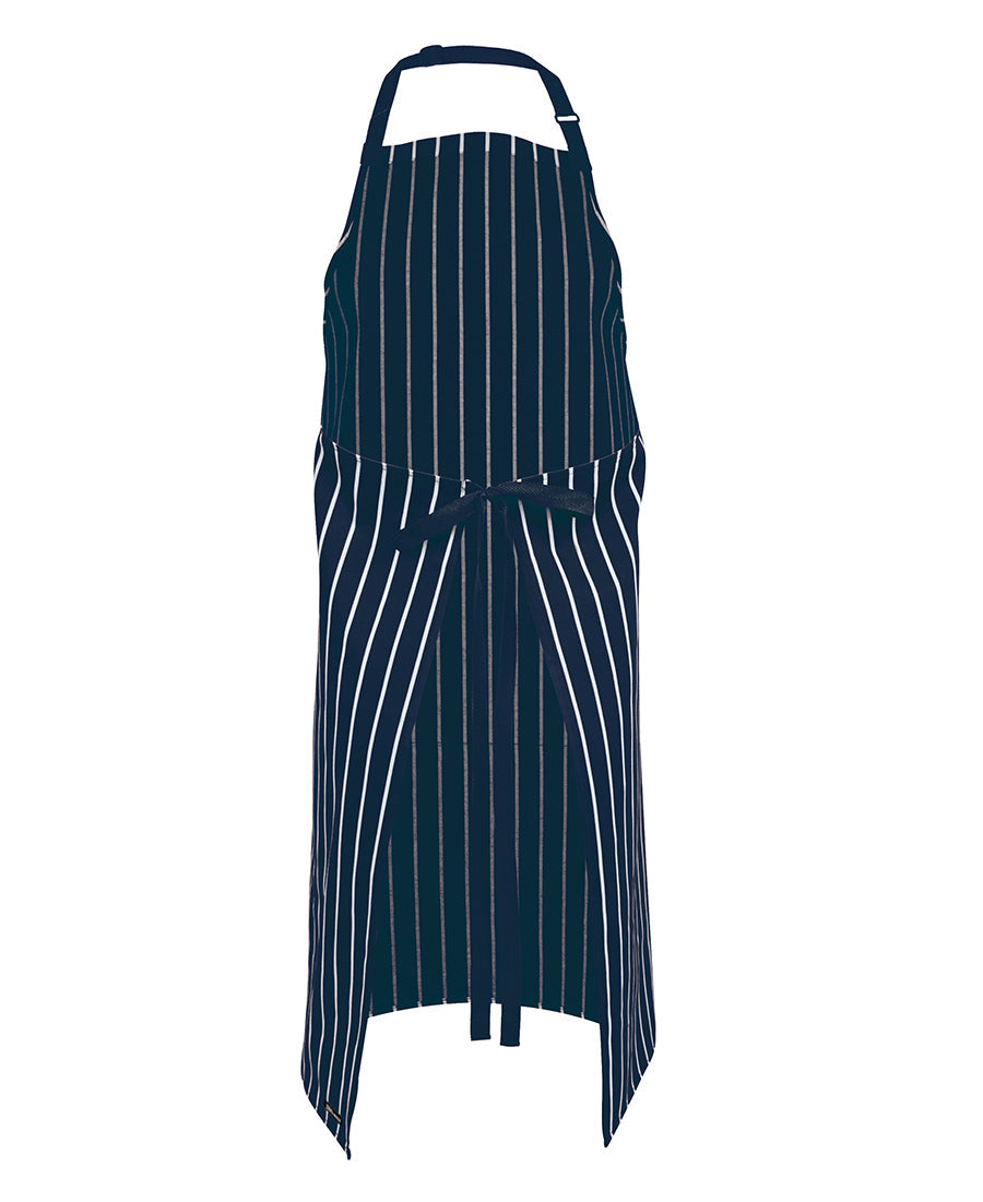 JB'S BIB STRIPED APRON WITH POCKET 5BS