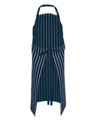 JB'S BIB STRIPED APRON WITH POCKET 5BS