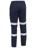 Bisley Taped Biomotion Stretch Cotton Drill Elastic Waist Cargo Work Pant - BPC6029T