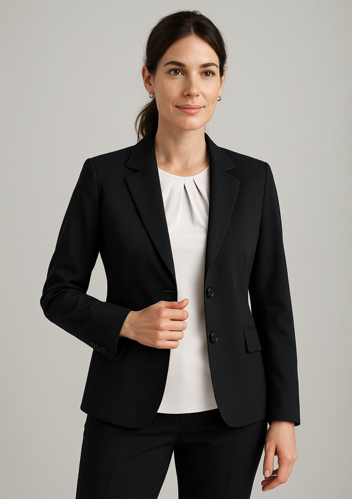 64012 Womens Comfort Wool Stretch Longline Jacket