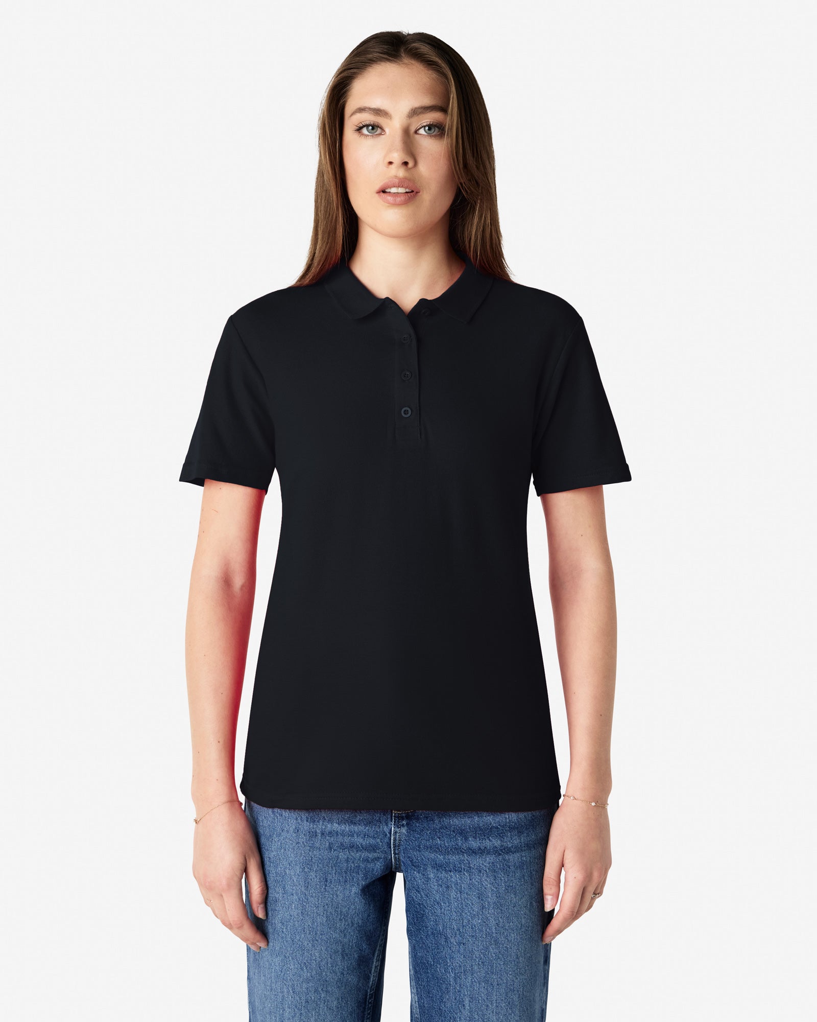 64800L Gildan Softstyle Ladies' Double Pique Polo