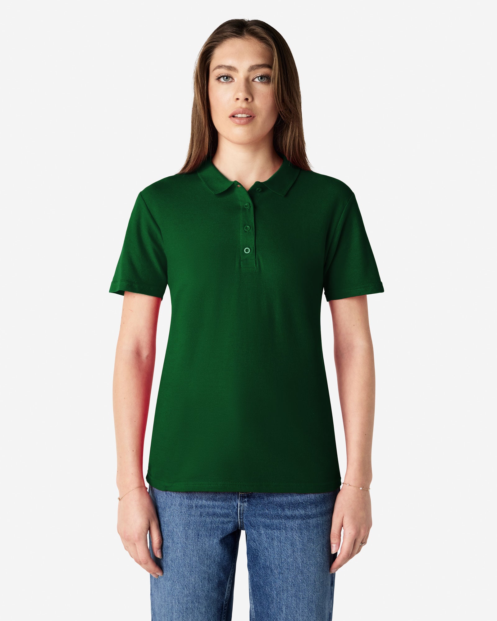 64800L Gildan Softstyle Ladies' Double Pique Polo