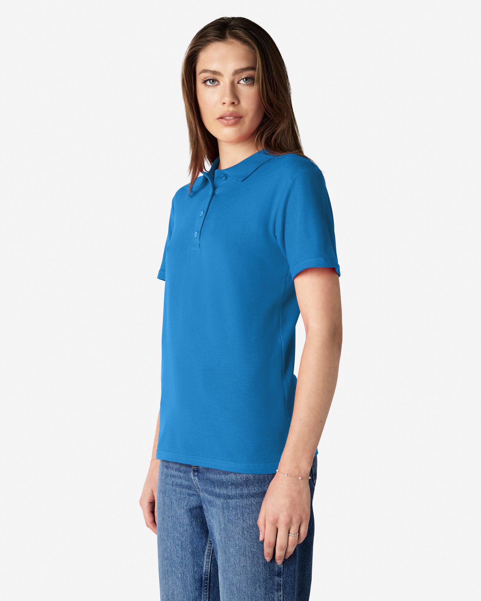 64800L Gildan Softstyle Ladies' Double Pique Polo