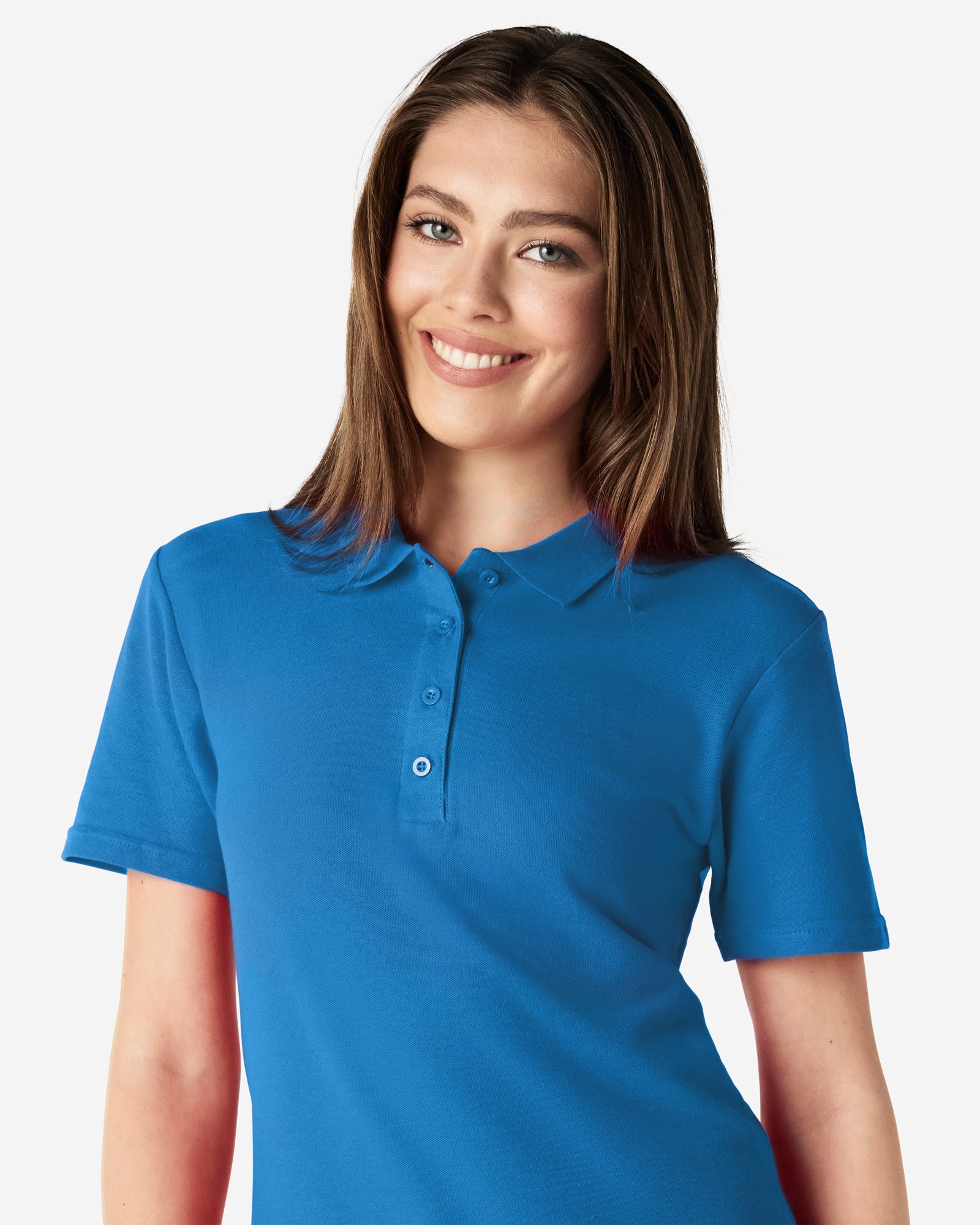 64800L Gildan Softstyle Ladies' Double Pique Polo