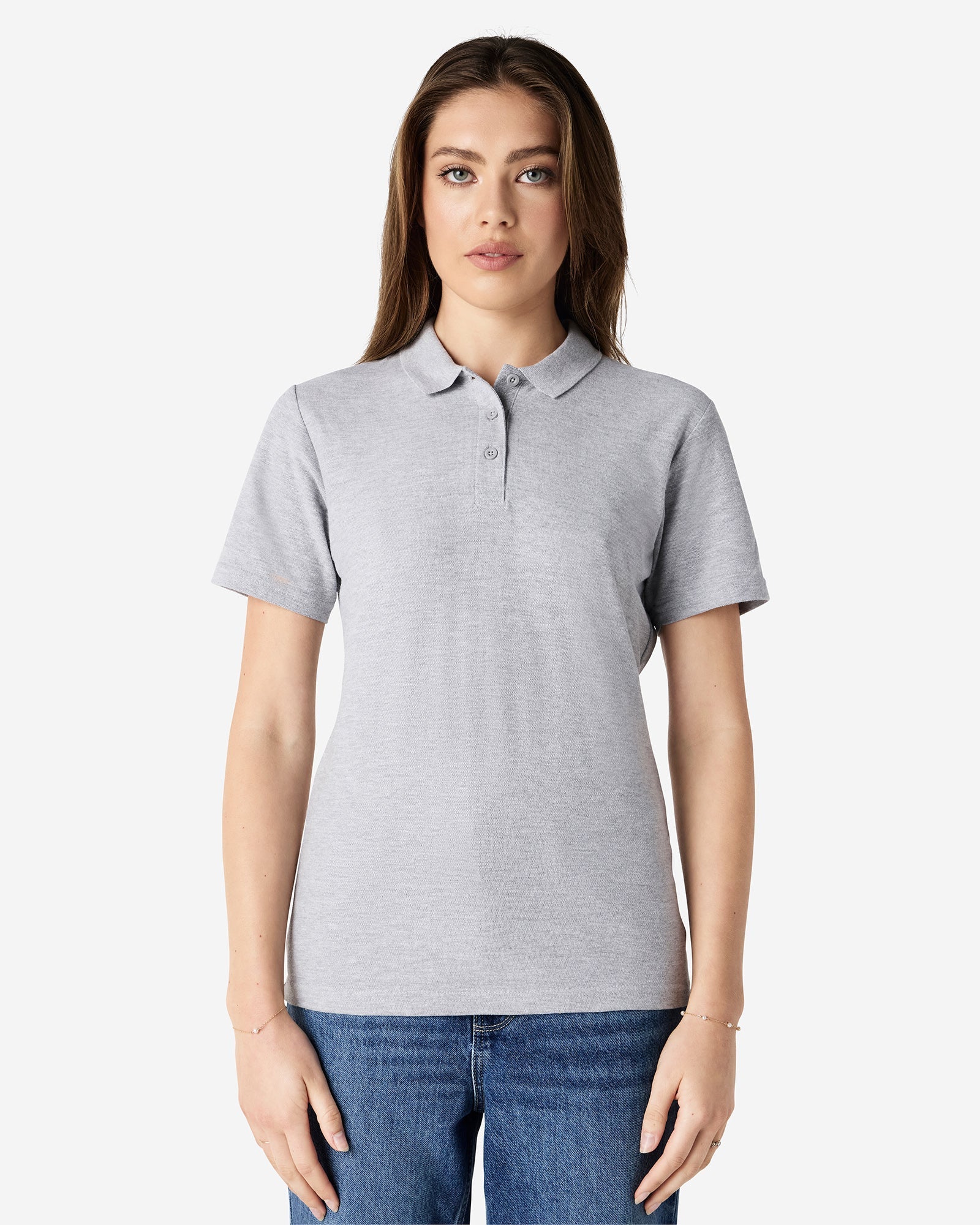 64800L Gildan Softstyle Ladies' Double Pique Polo