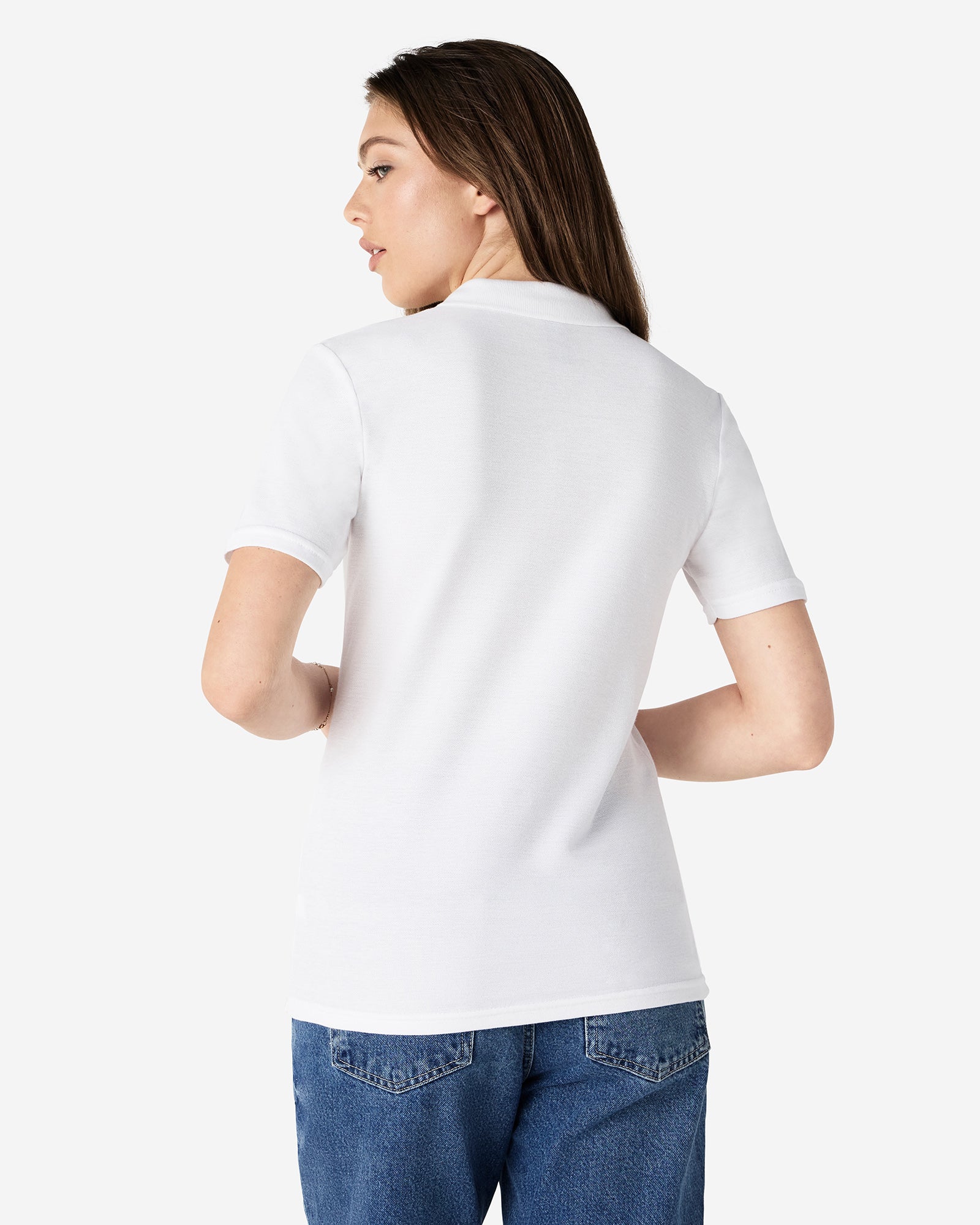 64800L Gildan Softstyle Ladies' Double Pique Polo