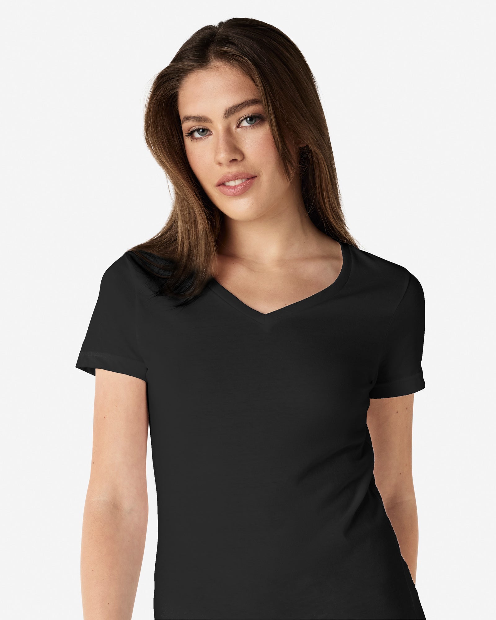 64V00L Gildan Softstyle Ladies' V-Neck T-Shirt