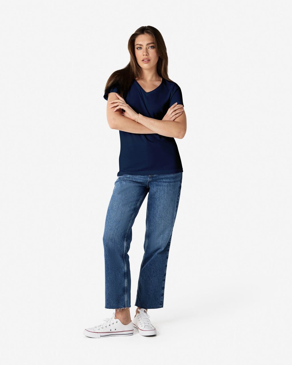 64V00L Gildan Softstyle Ladies' V-Neck T-Shirt