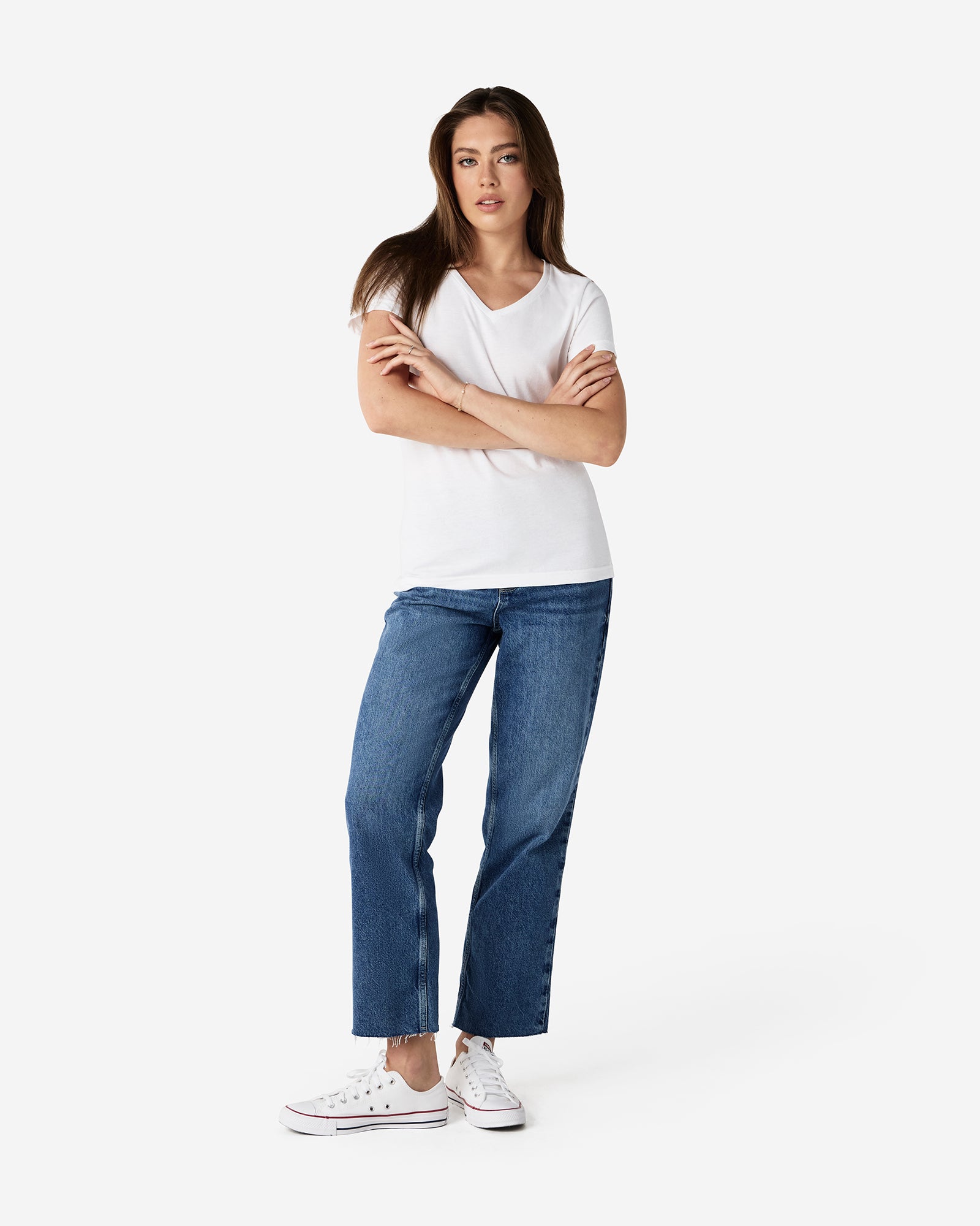 64V00L Gildan Softstyle Ladies' V-Neck T-Shirt