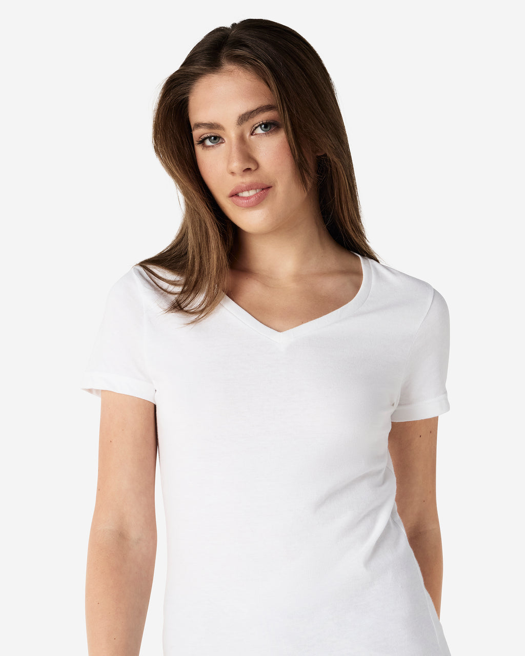 64V00L Gildan Softstyle Ladies' V-Neck T-Shirt