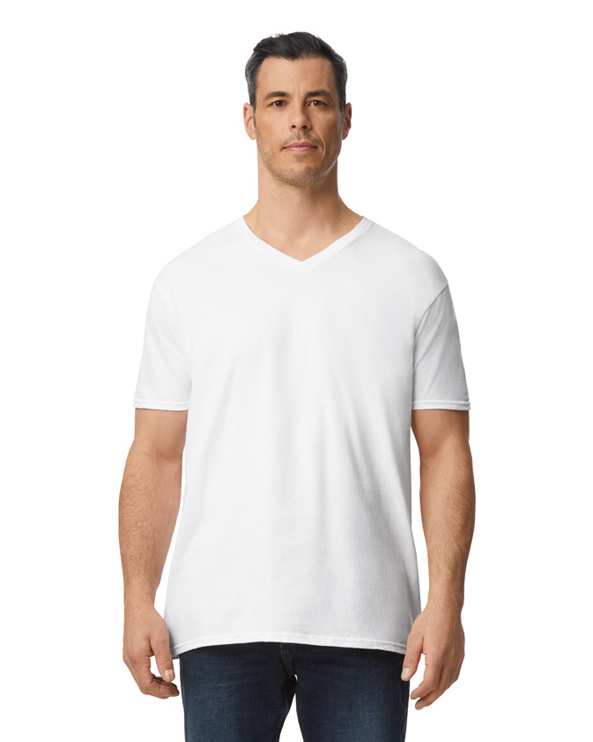 64V00 Gildan Softstyle Adult V-Neck T-Shirt