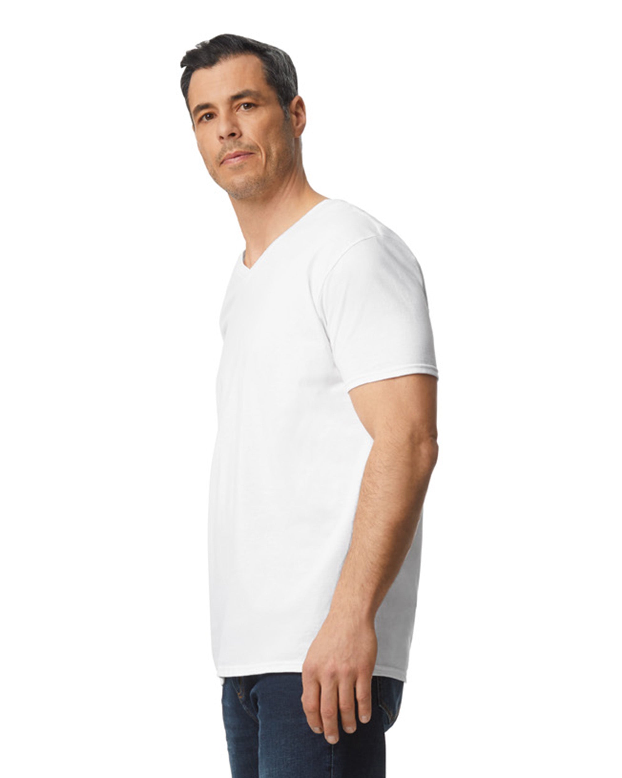 64V00 Gildan Softstyle Adult V-Neck T-Shirt