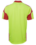 JB's Wear Hi Vis S/S Arm Panel Polo 6AP4S
