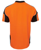 JB's Wear Hi Vis S/S Arm Panel Polo 6AP4S