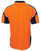 JB's Wear Hi Vis S/S Arm Panel Polo 6AP4S