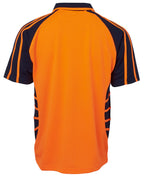 JB's Wear Hi Vis S/S Spider Polo 6HSP