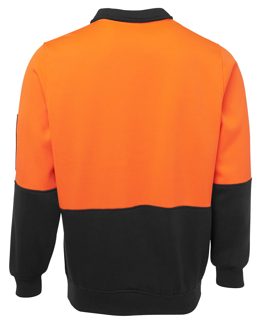 JB's Wear Hi Vis 1/2 Zip Fleecy Sweat 6HVFH