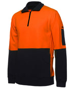 JB's Wear Hi Vis 330G 1/2 Zip Fleece 6HVPZ
