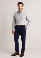 70716S Mens Siena Slim Fit Flat Front Pant (Stout)