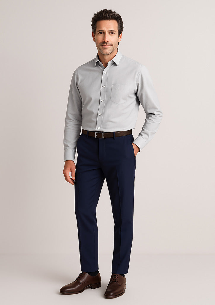 70716S Mens Siena Slim Fit Flat Front Pant (Stout)
