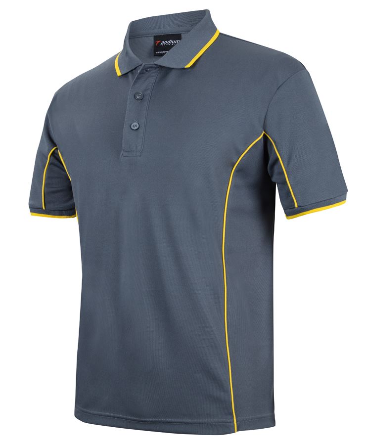7PIP Podium S/S Piping Polo