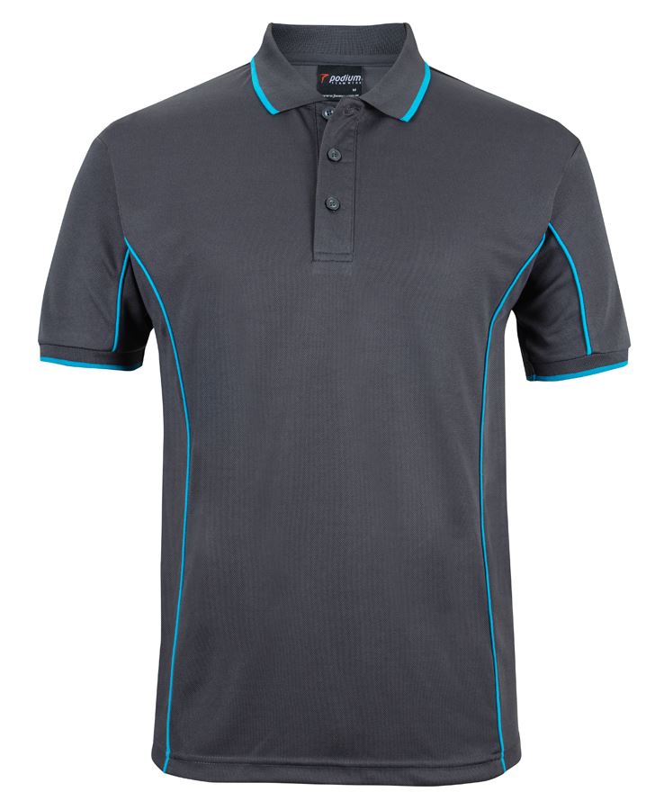 7PIP Podium S/S Piping Polo
