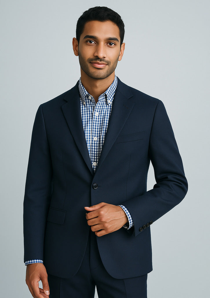 80111 Mens Cool Stretch 2 Button Classic Jacket